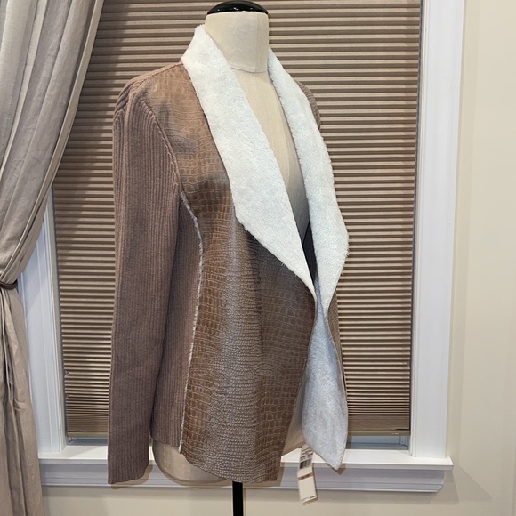 Alfred Dunner Twilight Point Moleskin Sweater Jacket - Picture 8 of 10